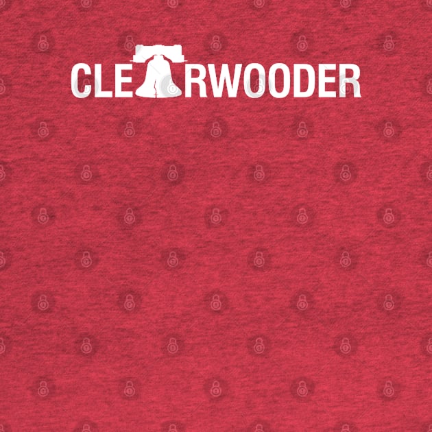 Clearwooder Liberty Bell Funny Gift Philly Baseball Tee Clearwater by springins